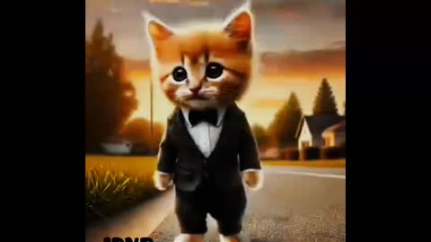 The poor kitten was mocked by its friends for eating dirty ice cream. #JDVB