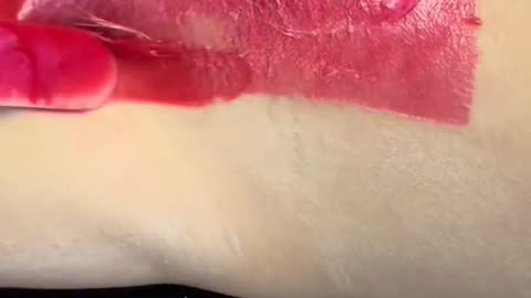 Underarm Waxing Using Sexy Smooth Cherry Desire Scented Hard Wax | @badassesthetics