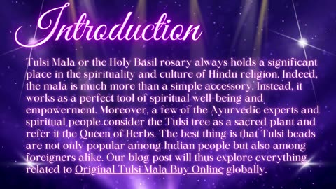 Buy Original Tulsi Mala Online Globally