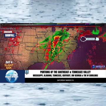 ⚠️ Flash Flood Alert: Southeast Risk This Saturday! 3/12/25 #shorts #weatherupdate