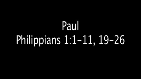 Sunday January 19, 2025. Paul's leading to us from God.