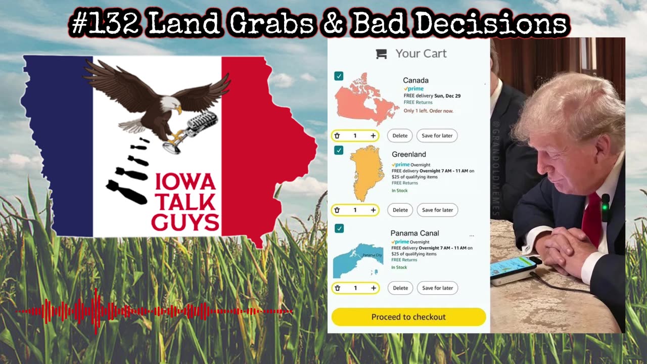 Iowa Talk Guys #132 Land Grabs & Bad Decisions