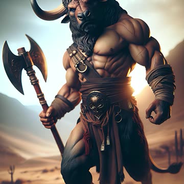 Minotaur - creature from Greek mythology