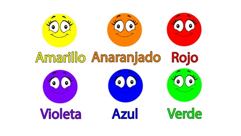 Learn Colors Spanish Children