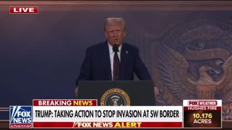 TRUMP: BORDER CRACKDOWN ALREADY STARTED