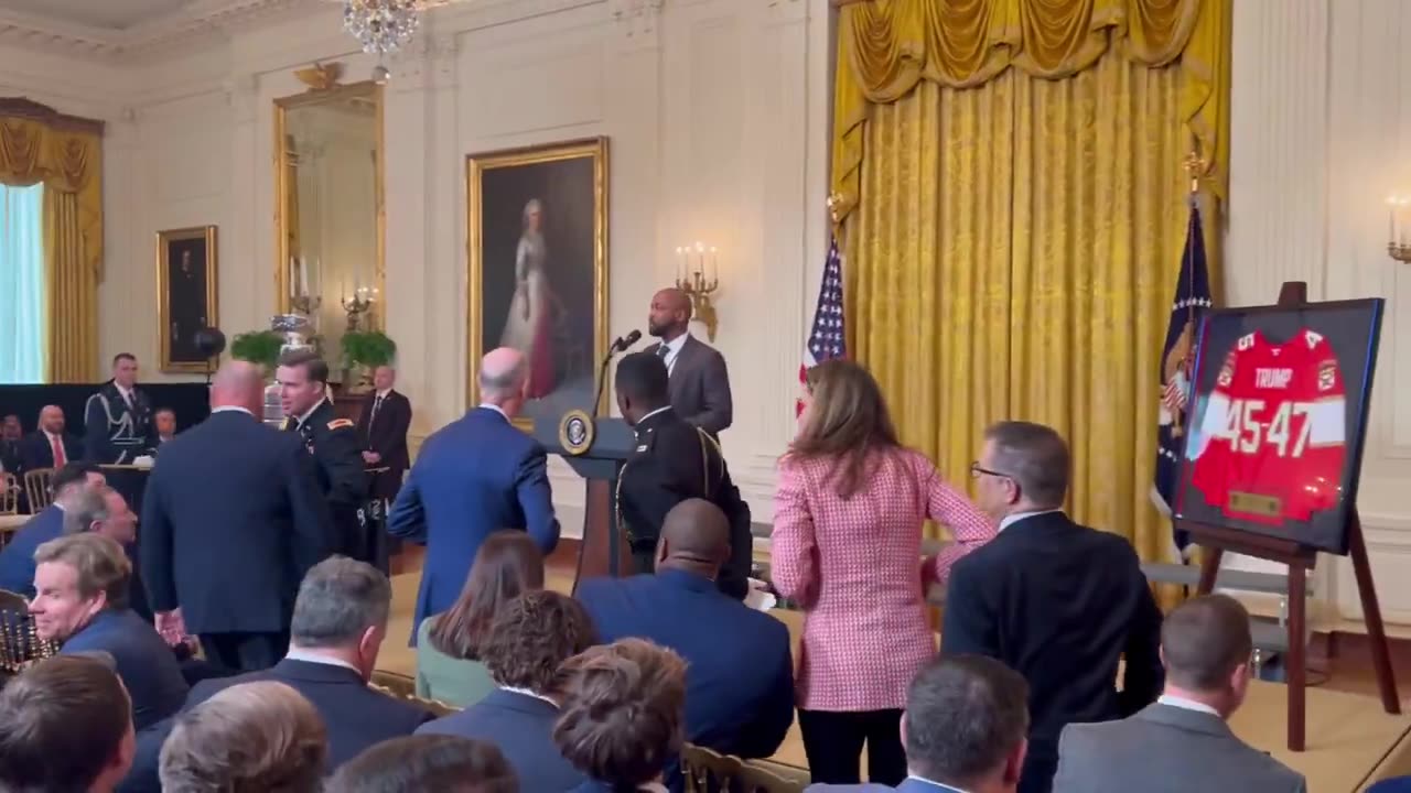 Stanley Cup Winning Florida Panthers Welcomed to White House