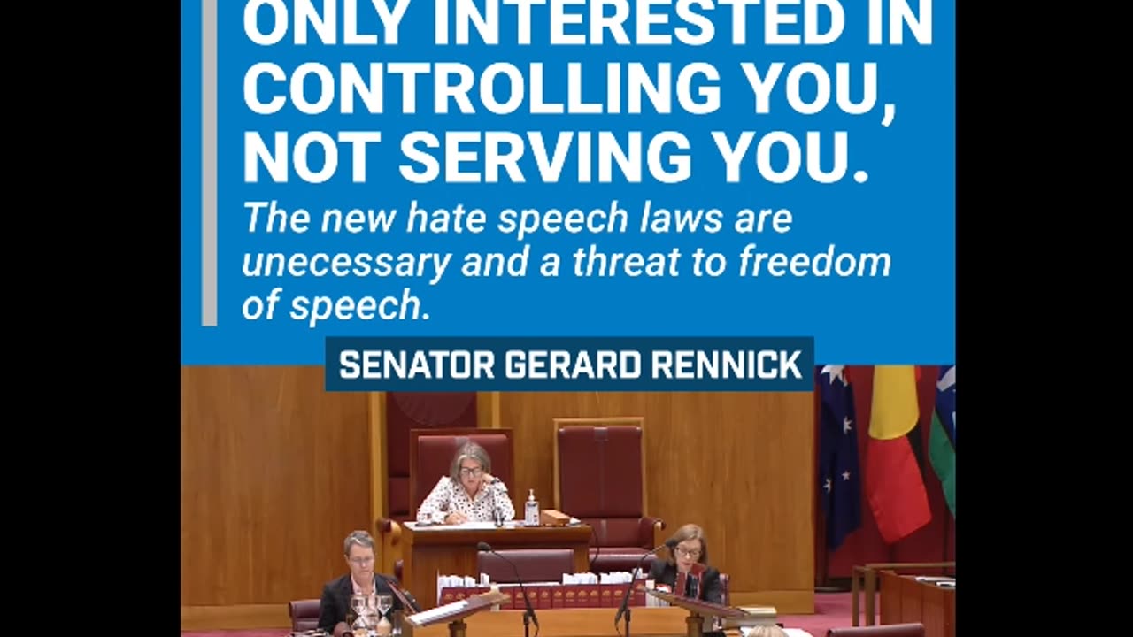 Hate Speech Law Passed in Australia: Challenged by Senator Rennick