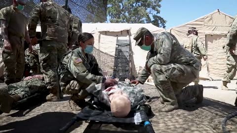 Soldiers and Sailors Participate in Global Medic Exercise