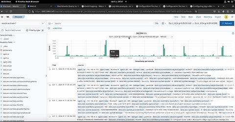 WAZUH 06 - Accessing Linux Default External Collected Logs using Index Patterns and Dashboards