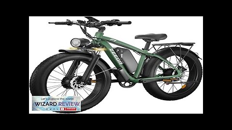 Electric Bike for Adults 2000W 26” Fat Tire Electric Bike 35MPH AWD Review