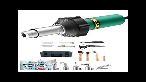 Hot Air Plastic Welder 1600W PVC TPO Vinyl Heat Gun Torch Review