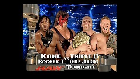 Kane & Booker T vs Triple H & Chris Jericho (Full Match)