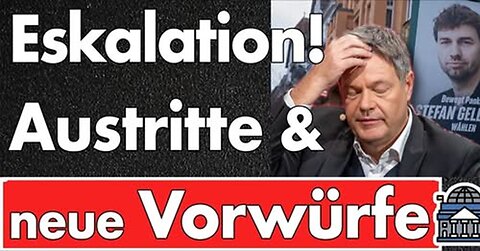 Eskalation bei Habeck & den Grünen: Urgestein tritt aus & wirft Partei strukturelle Probleme vor!