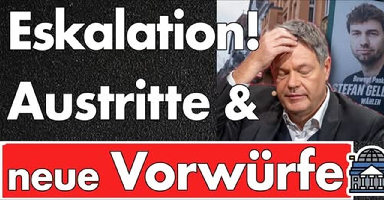 Eskalation bei Habeck & den Grünen: Urgestein tritt aus & wirft Partei strukturelle Probleme vor!