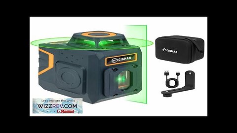 EU US Direct CIGMAN CM-605 Green Laser Line Level with 360° Horizontal Review