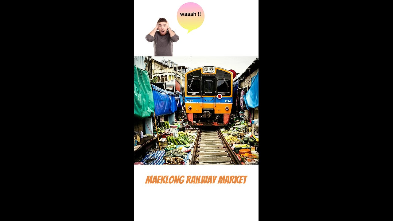 Maeklong Railway Market