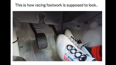 Racing foot work