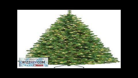 Hykolity 6 ft Prelit Artificial Christmas Tree 551 PVC Branch Tips 300 Review