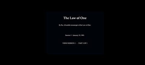 The Law of One