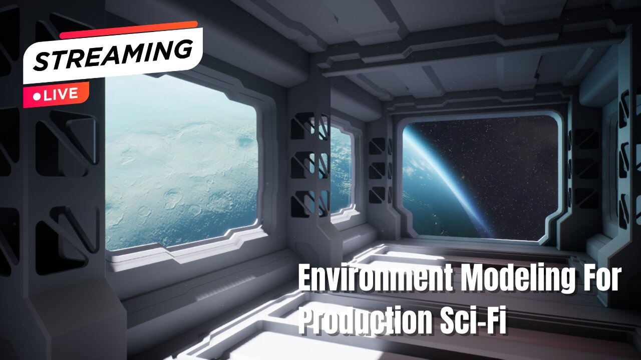 🔴Environment Modeling for Production Sci-Fi Part 8