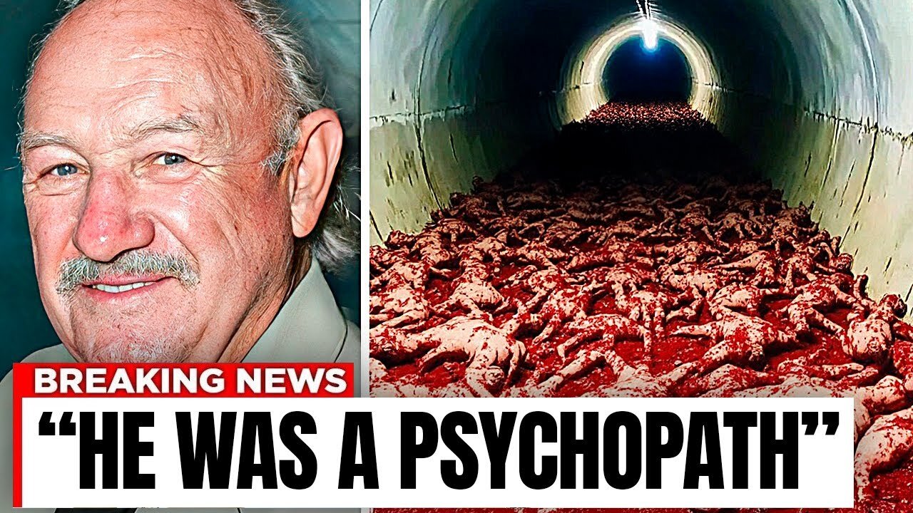 FBI Discovers Secret Tunnel Under Gene Hackman's Mansion, They Turn Pale When They See Whats Inside