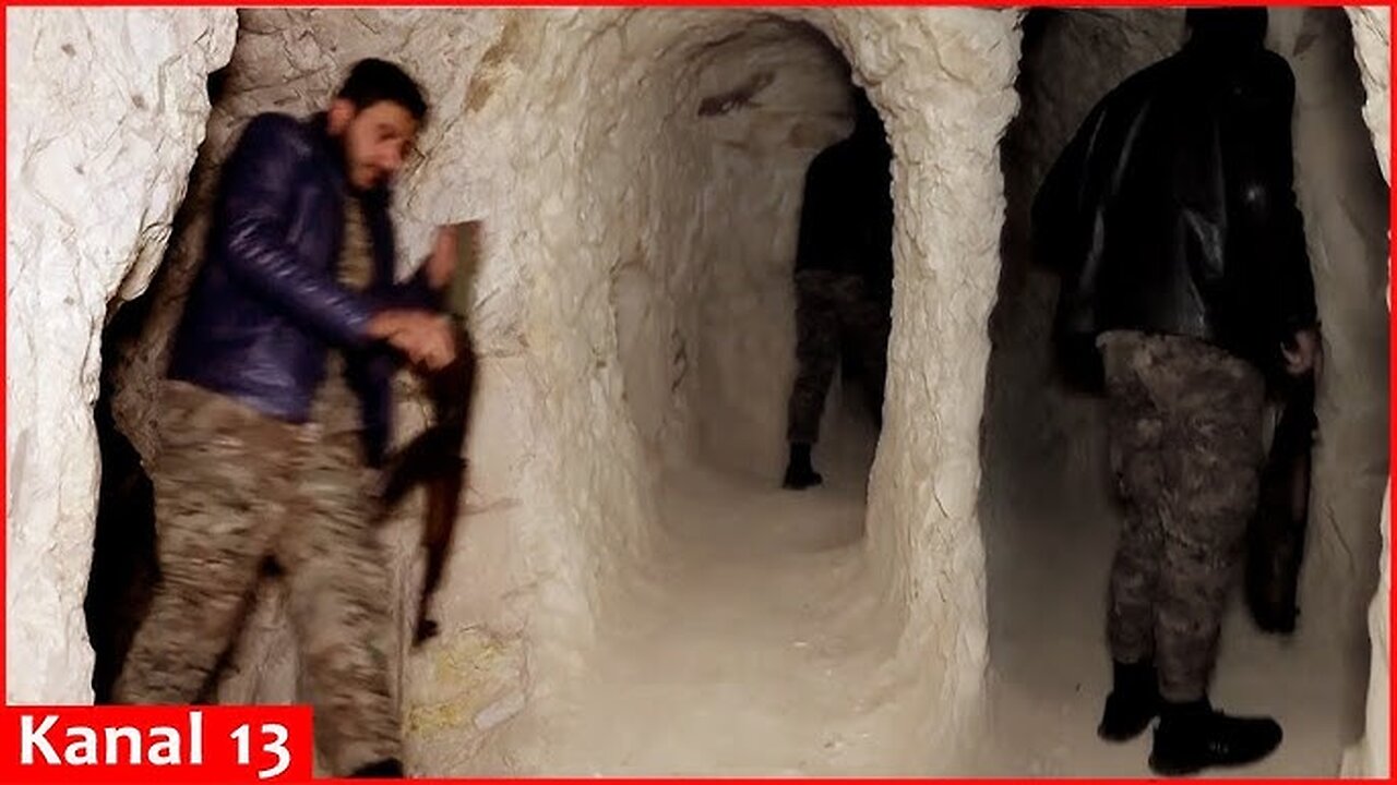 Following toppling of Assad, huge tunnels leading to presidential palace were discovered in Damascus