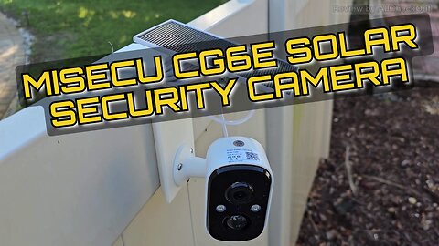 MISECU Tuya 3MP Solar Security Camera CG6E | Full Review & Live Footage (2025)