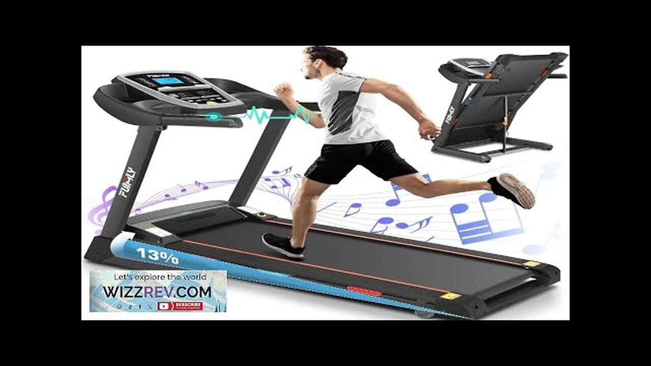 Treadmill with Auto Incline 13% Foldable Treadmills 300 lbs Weight Capacity Walking Review