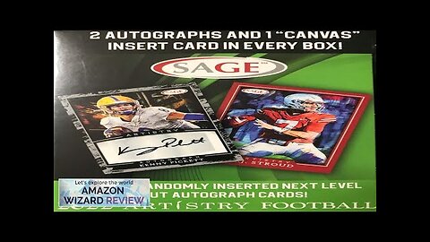 2022 Sage Artistry NFL Football Draft Picks Series Blaster Box with 73 Review