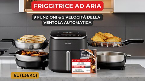 Cosori TurboBlaze 6L: La Friggitrice ad Aria che Rivoluziona la Tua Cucina