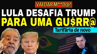 VAI DAR M: Lula, o “animal político” desafia Donald Trump sem pesar nos brasileiros.