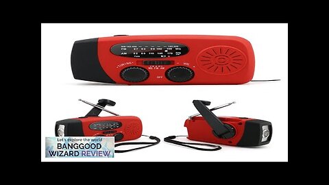 Weather Alert Emergency RadioAM/FM/NOAA Emergency Radio Solar Hand Crank USB Charging Review