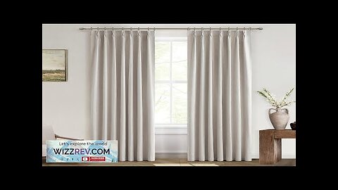 100% Blackout Thermal Curtains 84 Length 2 Panels Set for Bedroom Linen Review