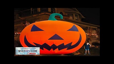 40FT Giant Premium Halloween Inflatable Pumpkin Decorations with Blower Blow up Halloween Review