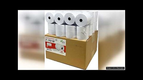 (32 Rolls) 3" x 150' 1 Ply Bond (Non –Thermal Kitchen Printer Review