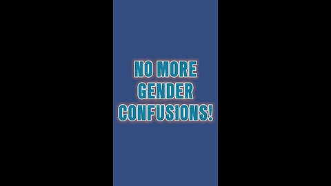 No More Gender Confusions! 🌟 #jesus #truth #gender #bible #nomore #confusions