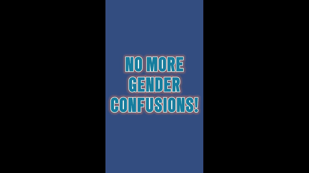 No More Gender Confusions! 🌟 #jesus #truth #gender #bible #nomore #confusions