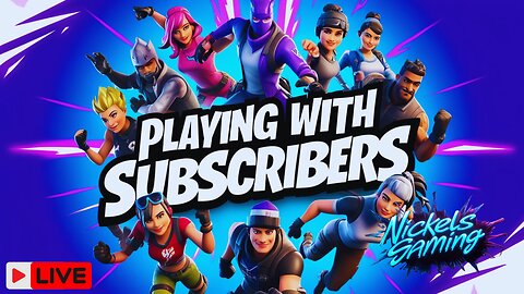 🔴LIVE-Fortnite Playing With Subscribers and Viewers