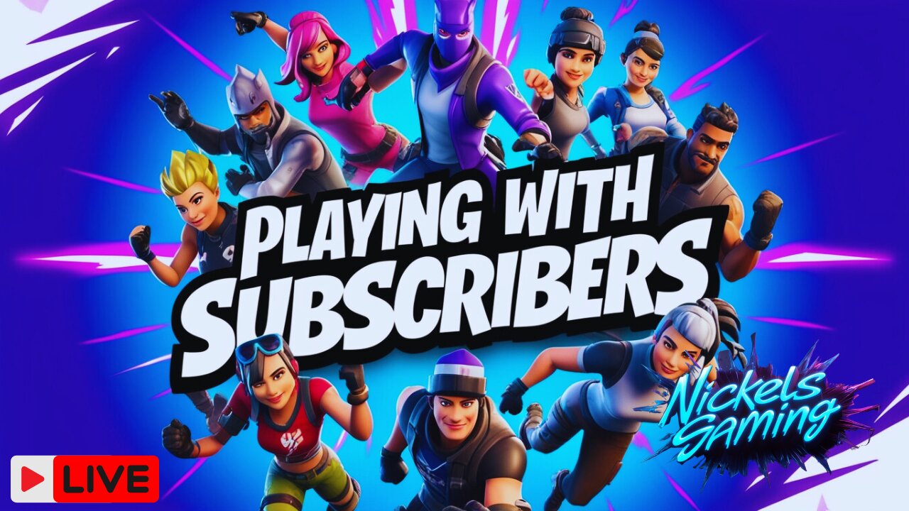 🔴LIVE-Fortnite Playing With Subscribers and Viewers