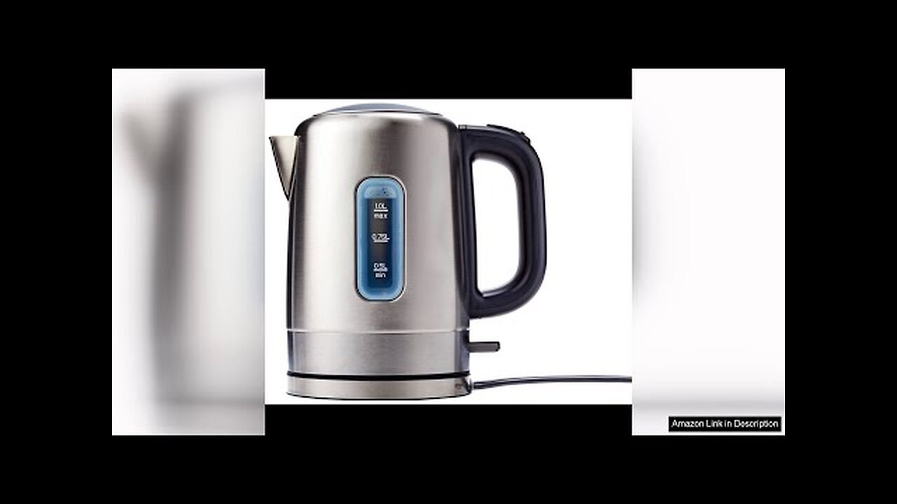 Amazon Basics Stainless Steel Portable Fast, Electric Hot Water Kettle for Tea Review