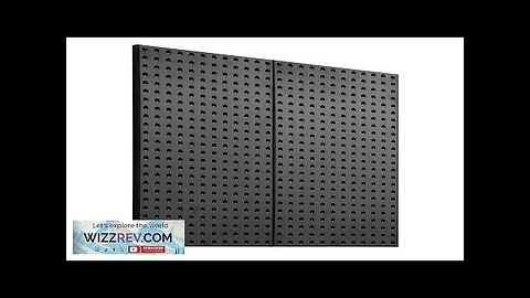 Metal Pegboard Panels 2 Pcs 24" x 12" Wall Organizer for Garage Review