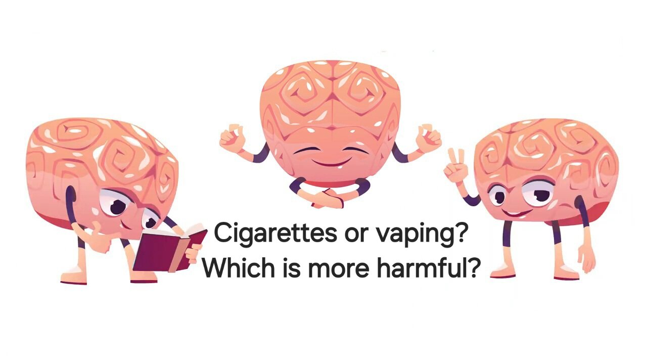 سیگار یا ویپ؟ : ضرر کدوم بیشتره؟ Cigarettes or vaping? Which is more harmful?