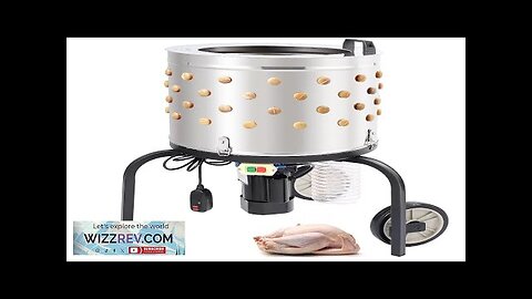 VEVOR Chicken Plucker Machine Feather Plucker with 20-inch Stainless Steel Drum Review