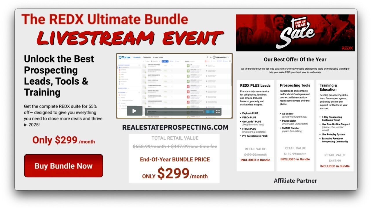 The REDX Ultimate Bundle - Livestream Event