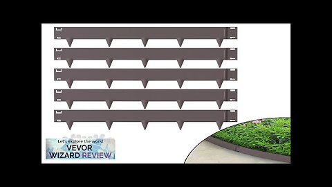 VEVOR Steel Landscape Edging 5-pack Steel Garden Edging Borders 39" L x Review