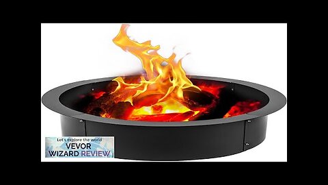 VEVOR Fire Pit Ring 36-Inch Outer/30-Inch Inner Diameter Fire Pit Insert 3.0mm Review