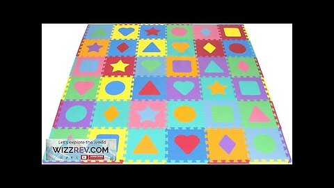 ProSource Kids Foam Puzzle Floor Play Mat with Shapes & Colors 36 Review