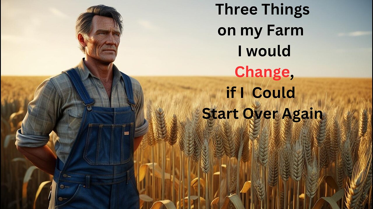 Three things I would of changed as a first time farmer, The Accidental Farmer Episode 40