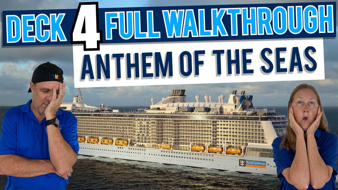 Anthem Of The Seas Public Deck 4 | Tall Man's Cruise Adventures