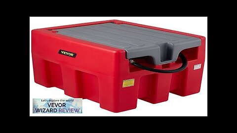 VEVOR Portable Diesel Tank 58 Gallon Capacity & 10 GPM Flow Rate Review